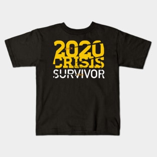 2020 Crisis Survivor. Stock Market Crash Kids T-Shirt